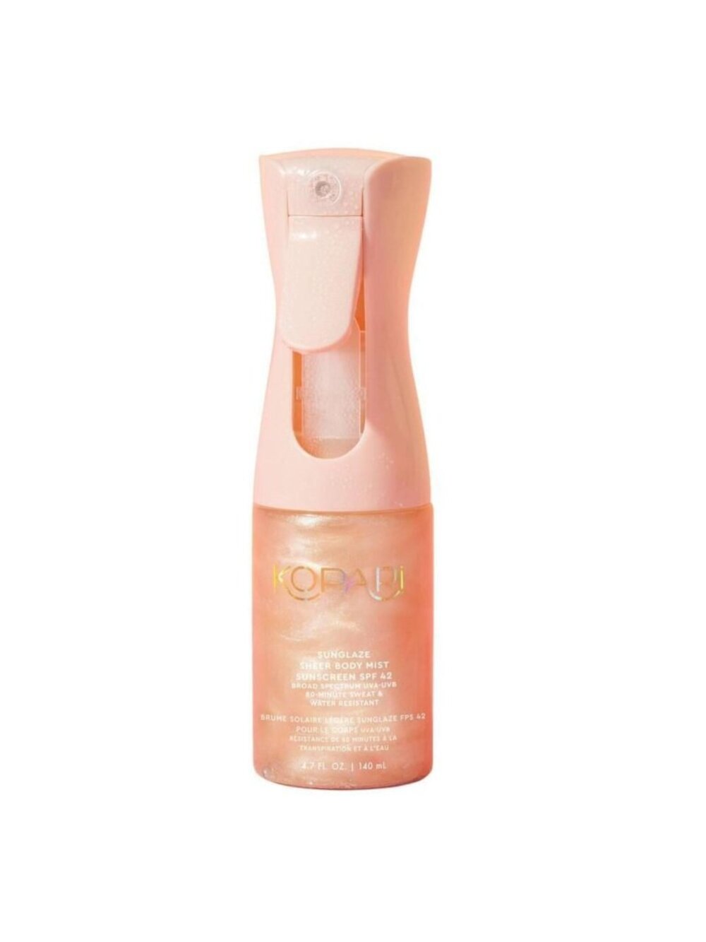 Kopari Beauty Sunglaze Sheer Body Mist Sunscreen SPF 42, 4.7 Oz